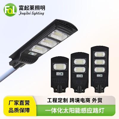 一体化太阳能感应路灯 家用新农村改造工程太阳能街燈小区庭院灯