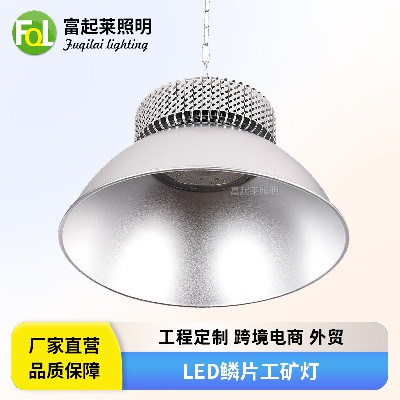 工程鳍片LED工矿灯 50W100W150W工厂车间灯200W250瓦300W车库灯具