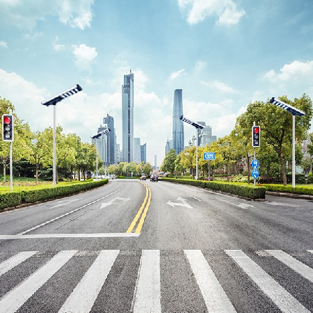 一体化太阳能路灯可调节太阳能庭院灯批发户外工程高光效防水路灯