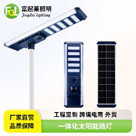 一体化太阳能路灯可调节太阳能庭院灯批发户外工程高光效防水路灯