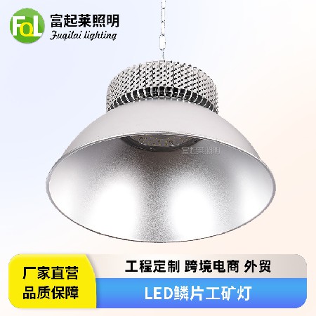 工程鳍片LED工矿灯 50W100W150W工厂车间灯200W250瓦300W车库灯具